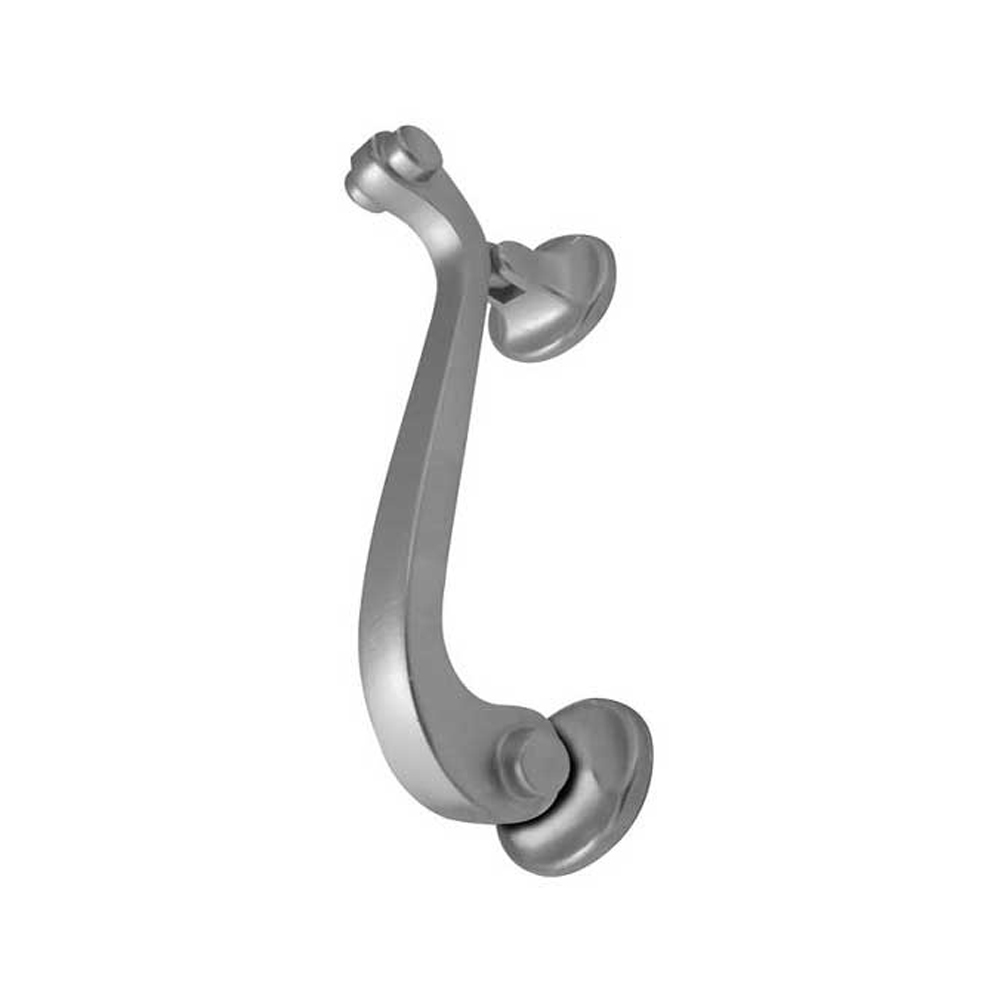 Dart Exterior Scroll Door Knocker - Satin Chrome